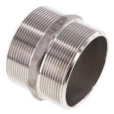 Espiga doble G2 1/2'' Acero inoxidable Junta plana 16bar (224.8psi) 78mm Hex.
