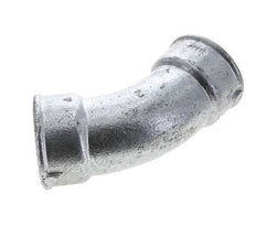 Racor acodado 45deg Rp2'' Hembra Hierro fundido 25bar (351.25psi)