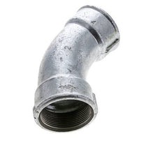 Racor acodado 45deg Rp2'' Hembra Hierro fundido 25bar (351.25psi)