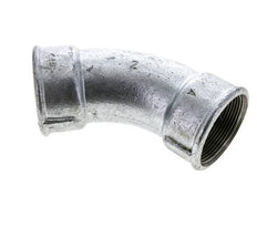Racor acodado 45deg Rp2'' Hembra Hierro fundido 25bar (351.25psi)