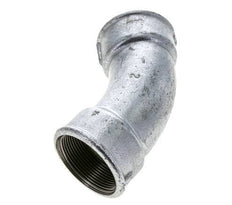 Racor acodado 45deg Rp2'' Hembra Hierro fundido 25bar (351.25psi)