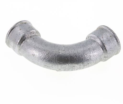Racor acodado 90deg Rp1 1/2'' Hembra Hierro fundido largo 25bar (351.25psi)