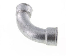 Racor acodado 90deg Rp1 1/2'' Hembra Hierro fundido largo 25bar (351.25psi)