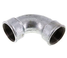 Racor acodado 90deg Rp2'' Hembra Hierro fundido corto 25bar (351.25psi)