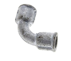 90deg Angled Fitting Rp1/4'' Female Long Cast Iron 25bar (351.25psi) [2 Pieces]