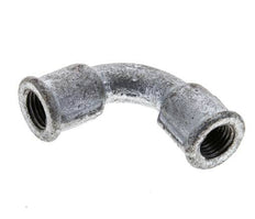 90deg Angled Fitting Rp1/4'' Female Long Cast Iron 25bar (351.25psi) [2 Pieces]