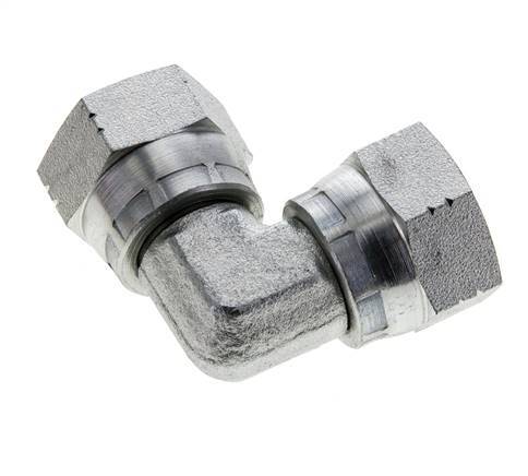 Racor acodado 90deg JIC UNF 7/8''-14 Acero 210bar (2950.5psi)