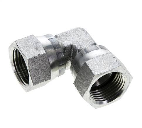 Racor acodado 90deg JIC UNF 7/8''-14 Acero 210bar (2950.5psi)