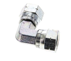 Racor acodado 90deg JIC UNF 9/16''-18 Acero 275bar (3863.75psi)