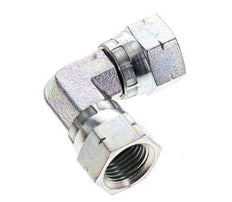 Racor acodado 90deg JIC UNF 9/16''-18 Acero 275bar (3863.75psi)