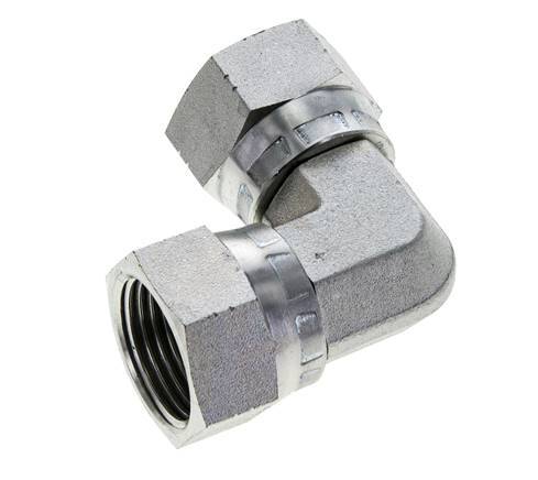 Racor acodado JIC 90deg UN 1-1/16''-12 Acero 210bar (2950.5psi)