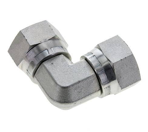 Racor acodado JIC 90deg UN 1-1/16''-12 Acero 210bar (2950.5psi)