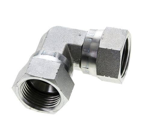 Racor acodado JIC 90deg UN 1-1/16''-12 Acero 210bar (2950.5psi)