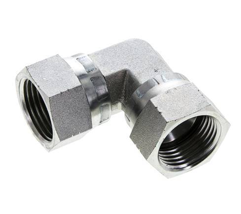 Racor acodado JIC 90deg UN 1-1/16''-12 Acero 210bar (2950.5psi)