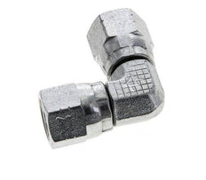 Racor acodado 90deg JIC UNF 7/16''-20 Acero 310bar (4355.5psi)