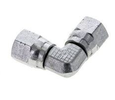 Racor acodado 90deg JIC UNF 7/16''-20 Acero 310bar (4355.5psi)