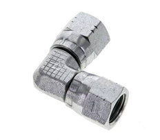 Racor acodado 90deg JIC UNF 7/16''-20 Acero 310bar (4355.5psi)