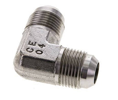 Racor acodado 90deg JIC UNF 7/8''-14 Macho Acero inoxidable 350bar (4917.5psi)