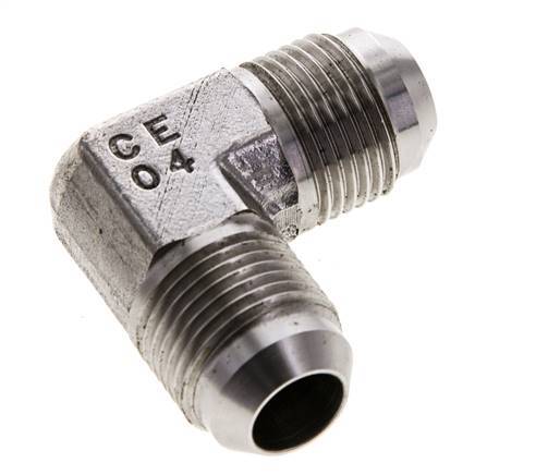 Racor acodado 90deg JIC UNF 7/8''-14 Macho Acero inoxidable 350bar (4917.5psi)