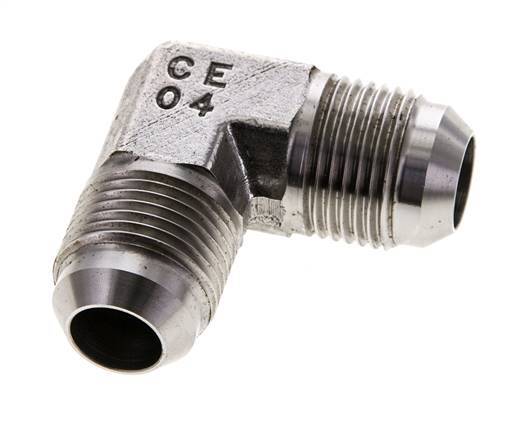 Racor acodado 90deg JIC UNF 7/8''-14 Macho Acero inoxidable 350bar (4917.5psi)