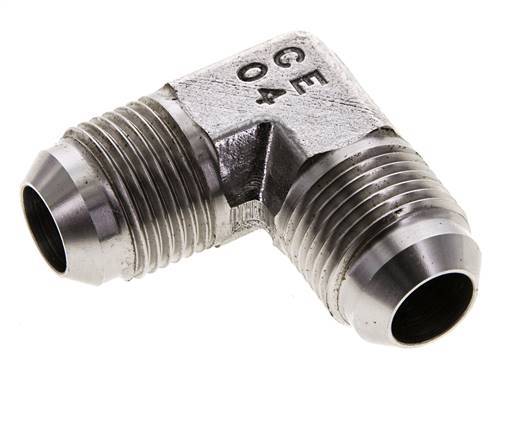 Racor acodado 90deg JIC UNF 7/8''-14 Macho Acero inoxidable 350bar (4917.5psi)