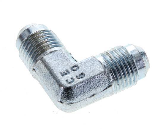 Racor acodado 90deg JIC UNF 9/16''-18 Macho Acero 350bar (4917.5psi)