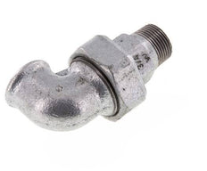 Conector en ángulo de 90 grados 3/4'' macho R x hembra Rp hierro fundido junta cónica 25bar (351.25psi)