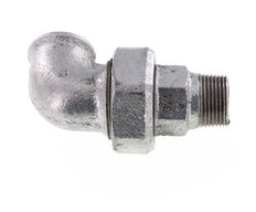 Conector en ángulo de 90 grados 3/4'' macho R x hembra Rp hierro fundido junta cónica 25bar (351.25psi)