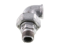 Conector en ángulo de 90 grados 3/4'' macho R x hembra Rp hierro fundido junta cónica 25bar (351.25psi)