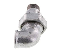 Conector en ángulo de 90 grados 3/4'' macho R x hembra Rp hierro fundido junta cónica 25bar (351.25psi)