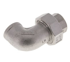 Racor de unión acodado 90deg Rp1/2'' Hembra Acero inoxidable Junta plana PTFE 16bar (224.8psi)