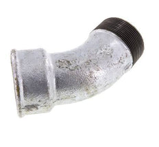 Codo 45deg R2'' Macho x Rp2'' Hembra Hierro fundido 25bar (351.25psi)