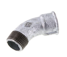 Codo 45deg R1'' Macho x Rp1'' Hembra Hierro fundido 25bar (351.25psi)