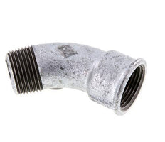 Codo 45deg R1'' Macho x Rp1'' Hembra Hierro fundido 25bar (351.25psi)