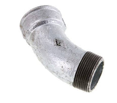 Racor codo 45deg R1 1/2'' Macho x Rp1 1/2'' Hembra Hierro fundido 25bar (351.25psi)