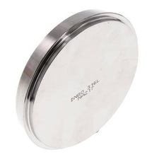 Tapa final 100mm Boquilla cónica DN 80 Acero inoxidable DIN 11851