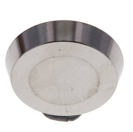 Tapa final Boquilla cónica de 36 mm DN 20 Acero inoxidable DIN 11851