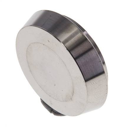 Tapa final Boquilla cónica de 36 mm DN 20 Acero inoxidable DIN 11851