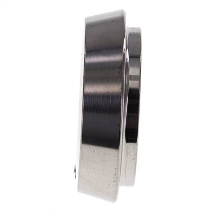 Tapa final Boquilla cónica de 36 mm DN 20 Acero inoxidable DIN 11851