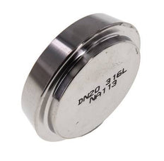 Tapa final Boquilla cónica de 36 mm DN 20 Acero inoxidable DIN 11851
