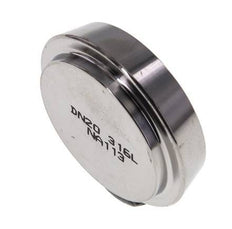 Tapa final Boquilla cónica de 36 mm DN 20 Acero inoxidable DIN 11851