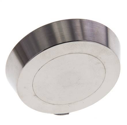 Tapa final 44mm Boquilla cónica DN 25 Acero inoxidable DIN 11851