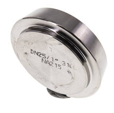 Tapa final 44mm Boquilla cónica DN 25 Acero inoxidable DIN 11851