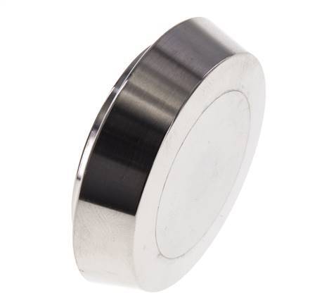 Tapa final 44mm Boquilla cónica DN 25 Acero inoxidable DIN 11851
