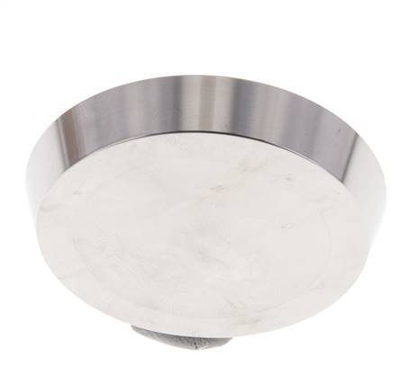 Tapa final boquilla cónica de 56 mm DN 40 Acero inoxidable DIN 11851