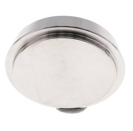 Tapa final boquilla cónica de 56 mm DN 40 Acero inoxidable DIN 11851