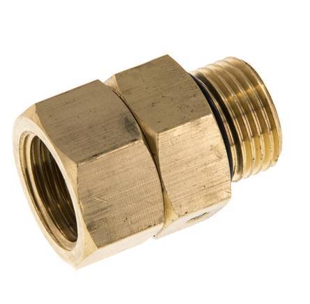 Junta Rotativa G1/2'' Hembra x Macho Agua Caliente Latón EPDM 30bar (421.5psi)