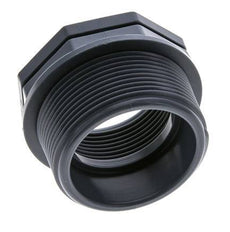 Anillo reductor G3/4'' Hembra x G1'' Macho PVDF 10bar (140.5psi) FDA 43mm Hex.