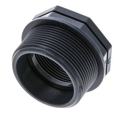 Anillo reductor G3/4'' Hembra x G1'' Macho PVDF 10bar (140.5psi) FDA 43mm Hex.