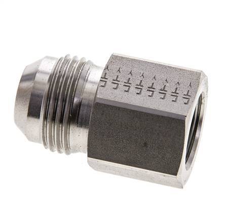 Reductor JIC G1/2'' Hembra x UN 1-1/16''-12 Macho Acero inoxidable 210bar (2950.5psi)